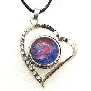 Heart Necklace Handmade 20mm snap SN20